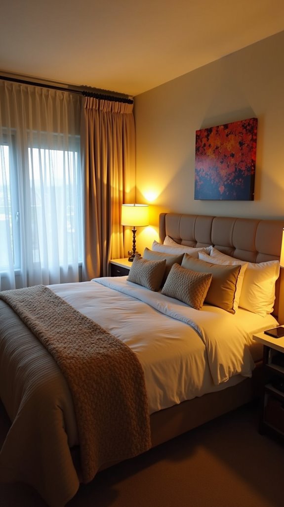 layered lighting enhances atmosphere