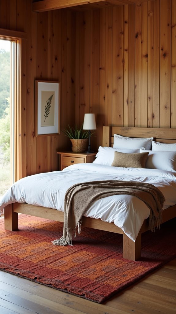 layered rugs for warmth