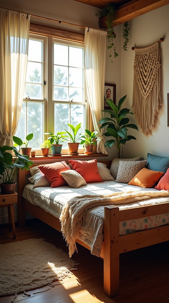 light airy bohemian sanctuary