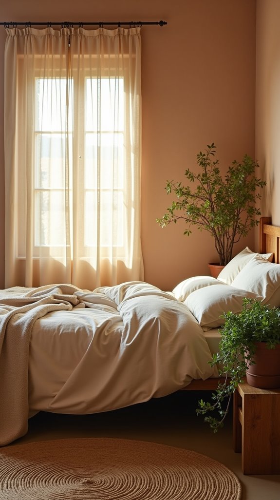 linen bedding enhances comfort