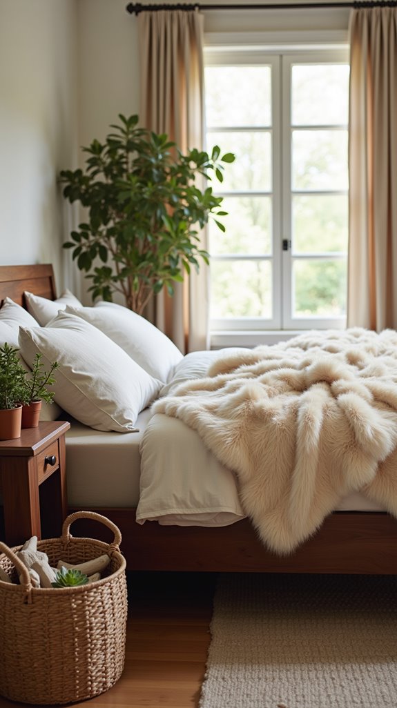 luxurious cozy faux fur