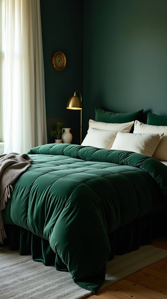 luxurious velvet bedding comfort