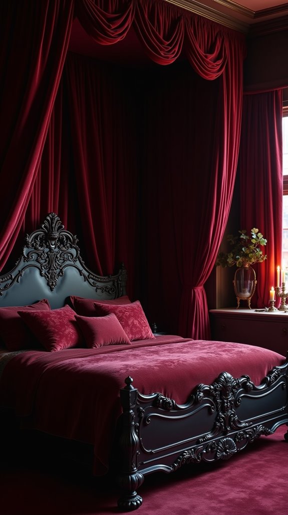 luxurious velvet drapes elegance