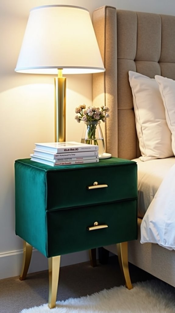 luxurious velvet upholstered elegance