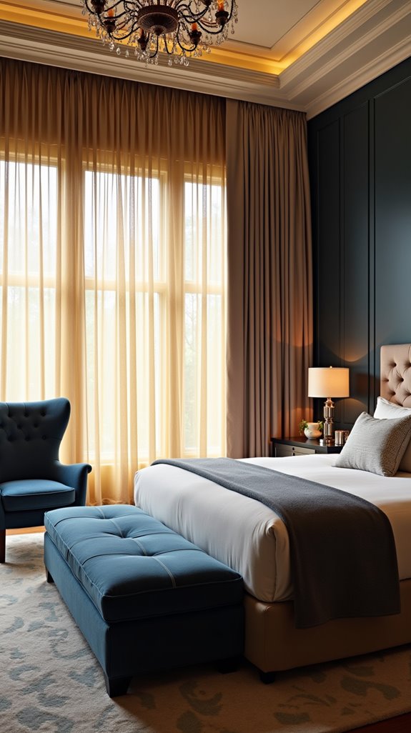 luxury light control curtains