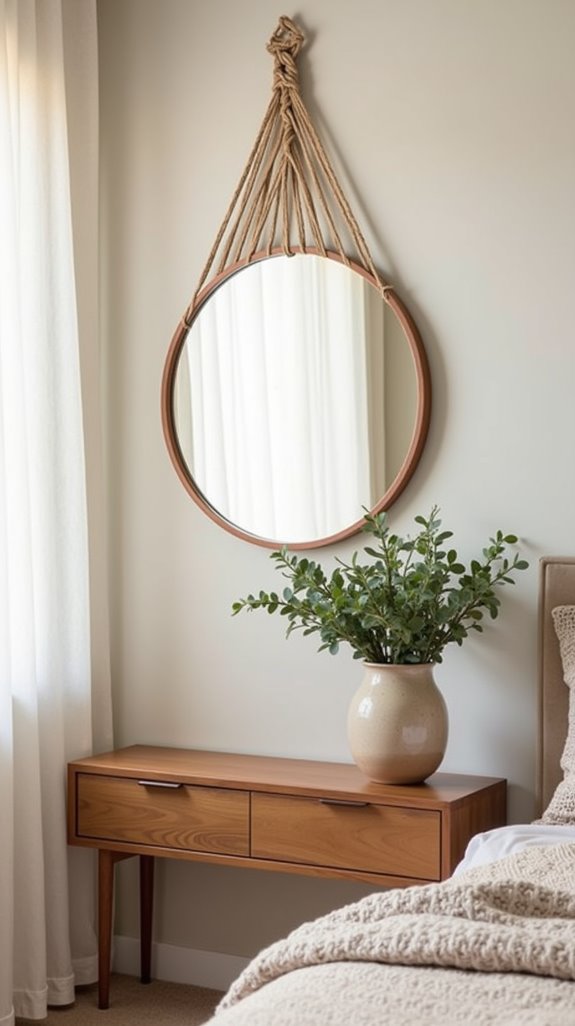 macram hanging mirror styles