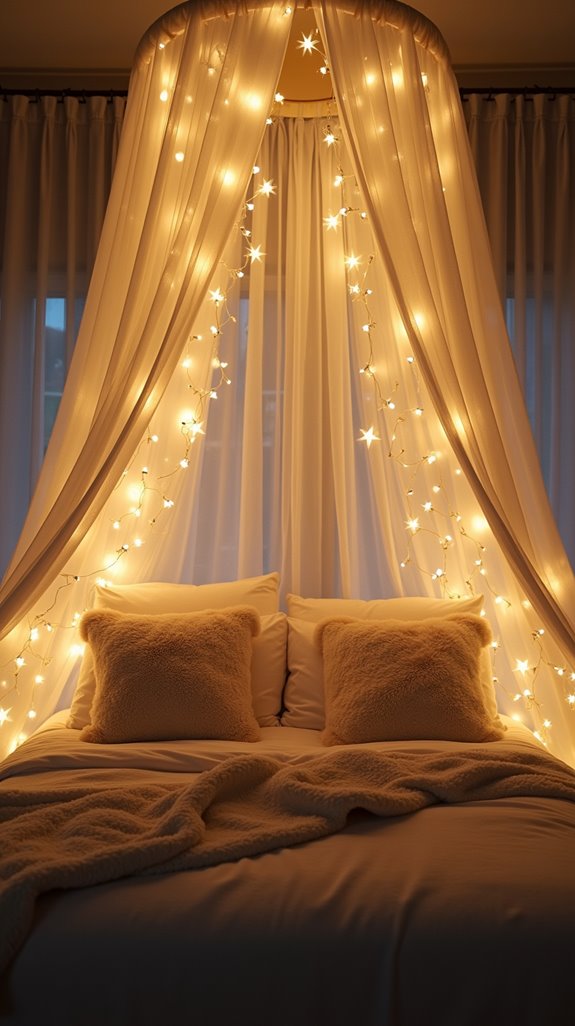 magical fairy light canopy