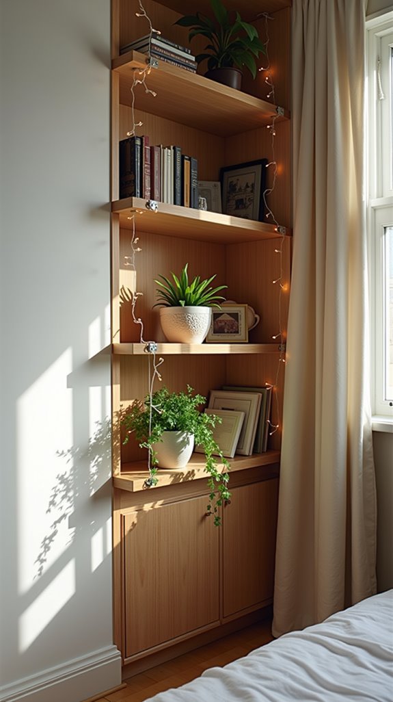 maximize bedroom corner space