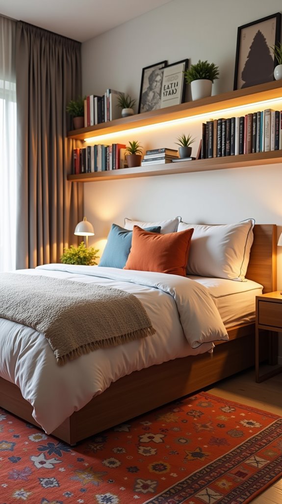 maximize bedroom storage efficiency