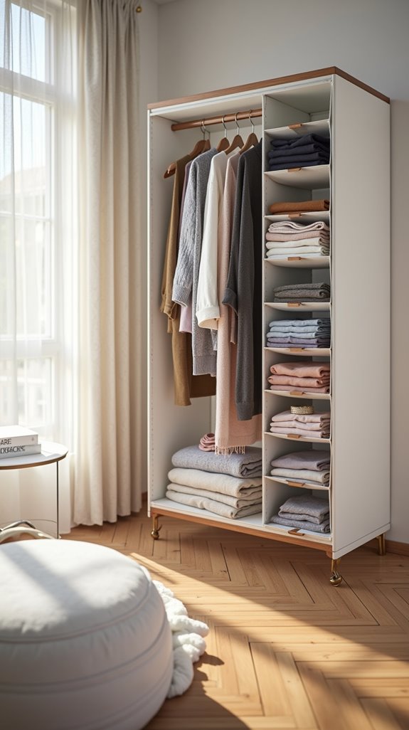 maximize closet space efficiently