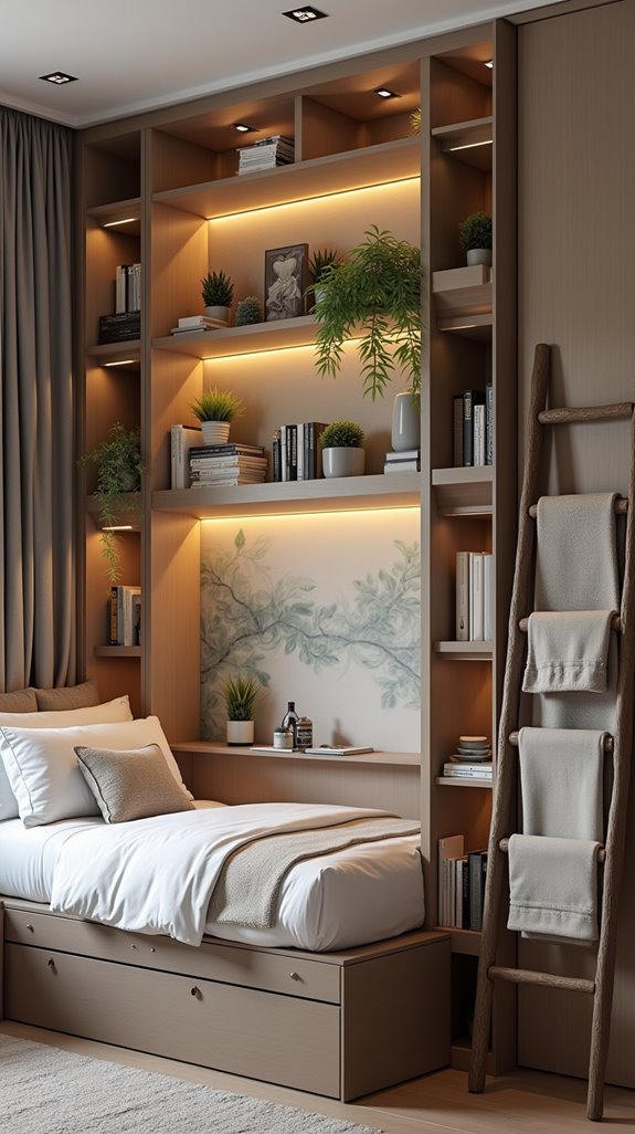 maximize small bedroom space