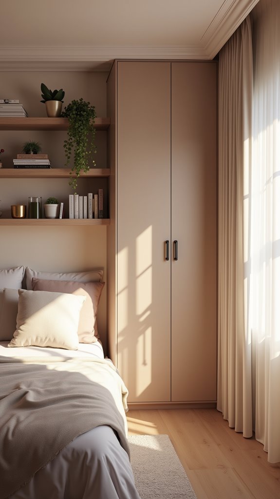 maximize space with vertical storage