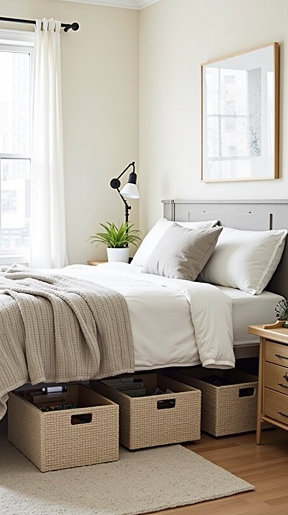 maximize under bed storage potential