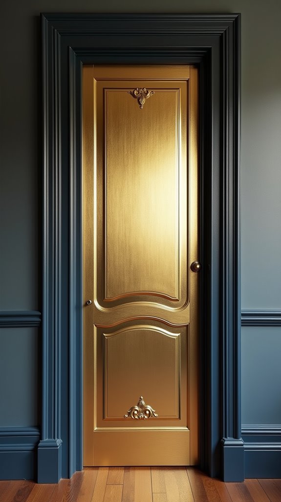 metallic finishes enhance elegance