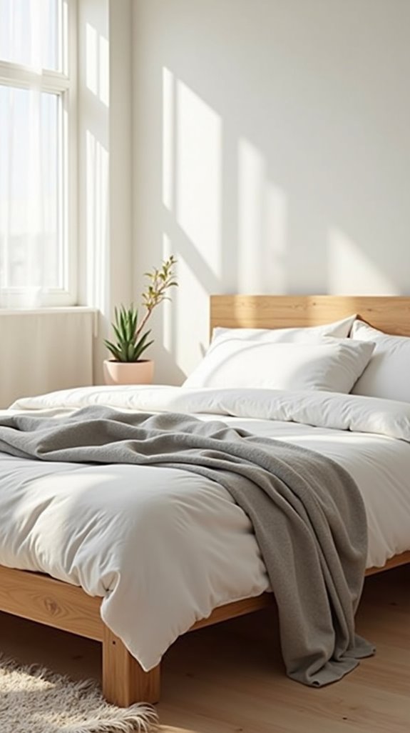 minimalist bed frame elegance