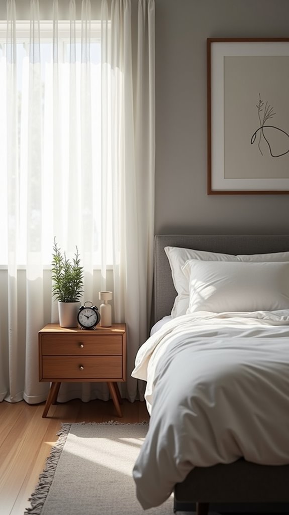 minimalist bedroom for serenity