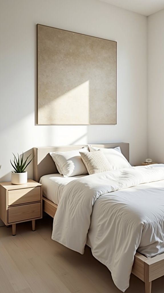 minimalist bedroom wall decor