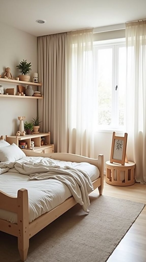 minimalist playroom for focus