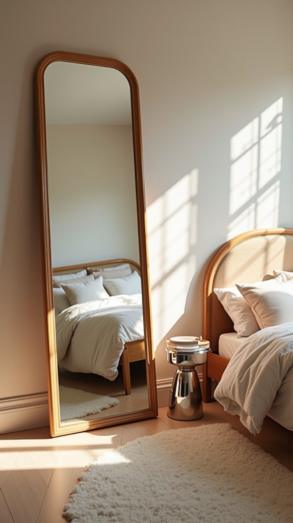 mirrors enhance small spaces