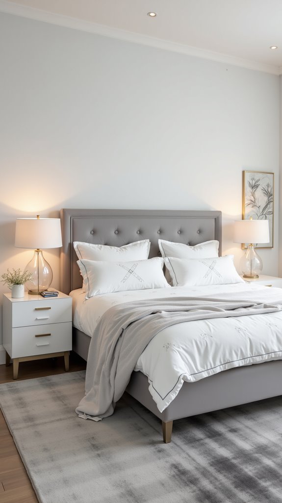 modern grey and white furniture