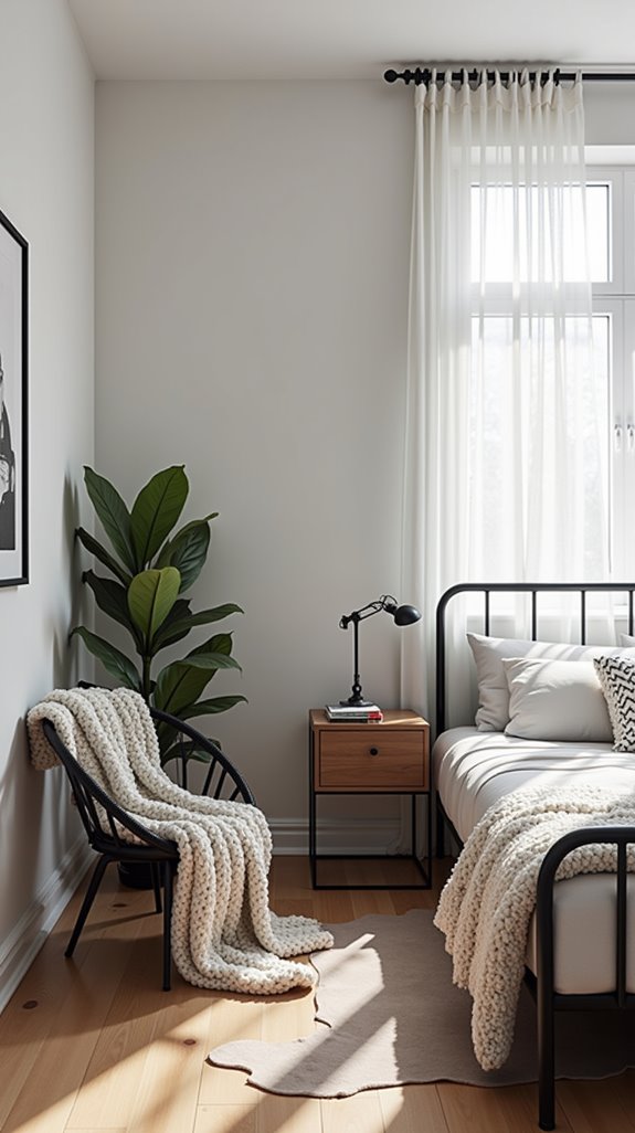 modern minimalist teen bedroom