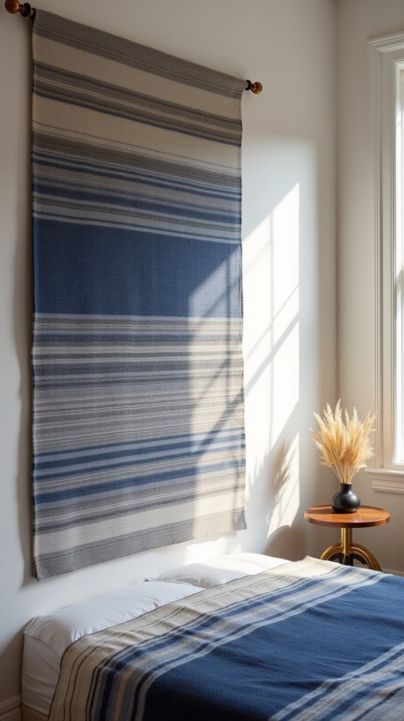 modern tapestry enhances decor