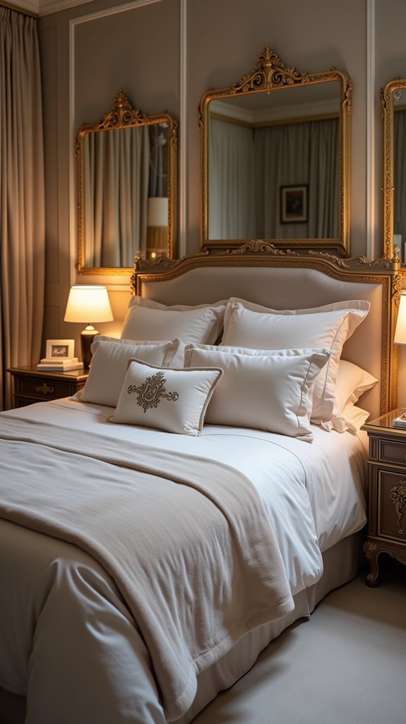 monogrammed elegance for bedrooms