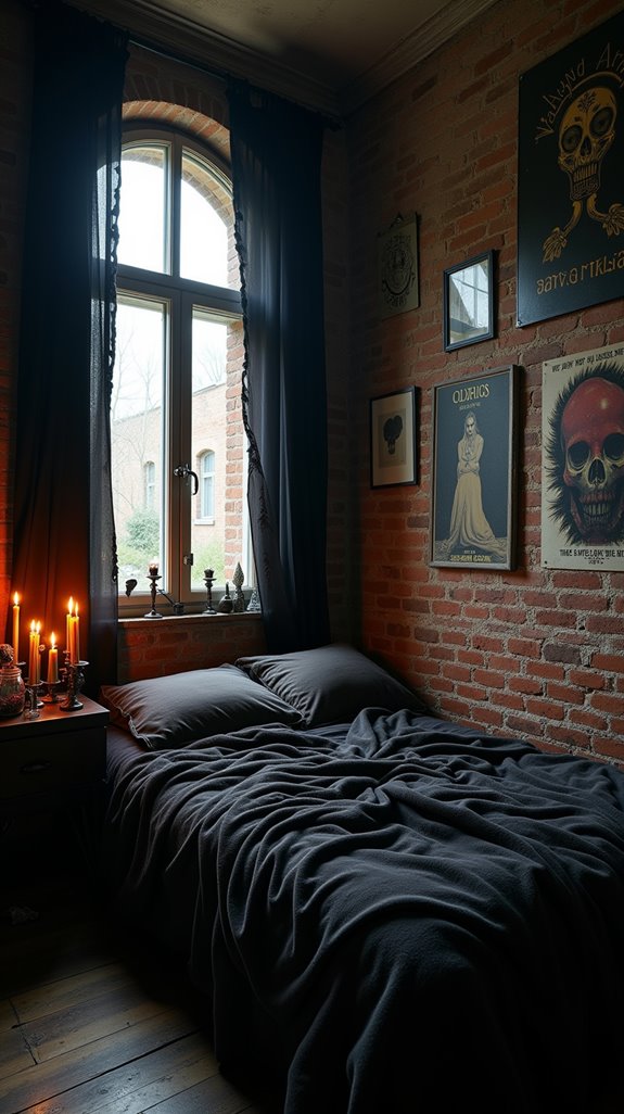 moody dark aesthetic accessories