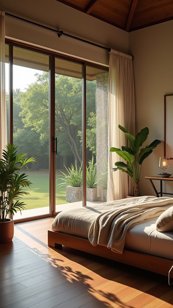 nature inspired bedroom retreat