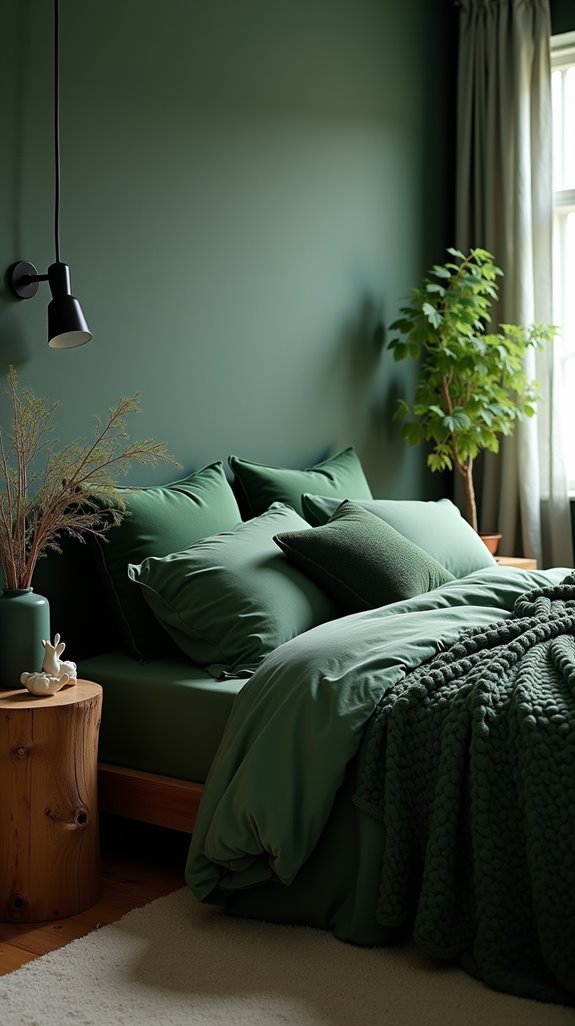 nature inspired bedroom retreat