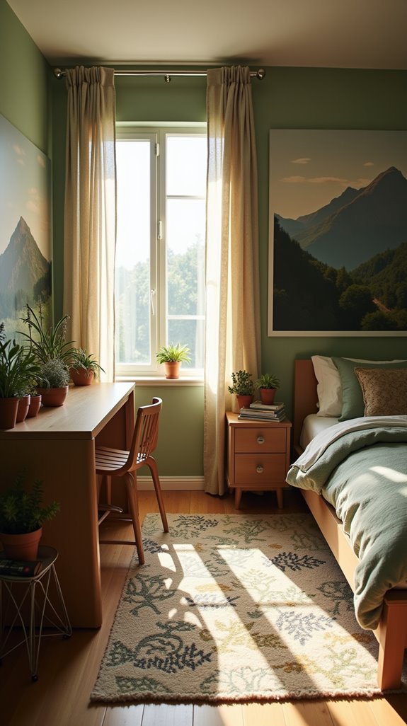 nature inspired bedroom serenity