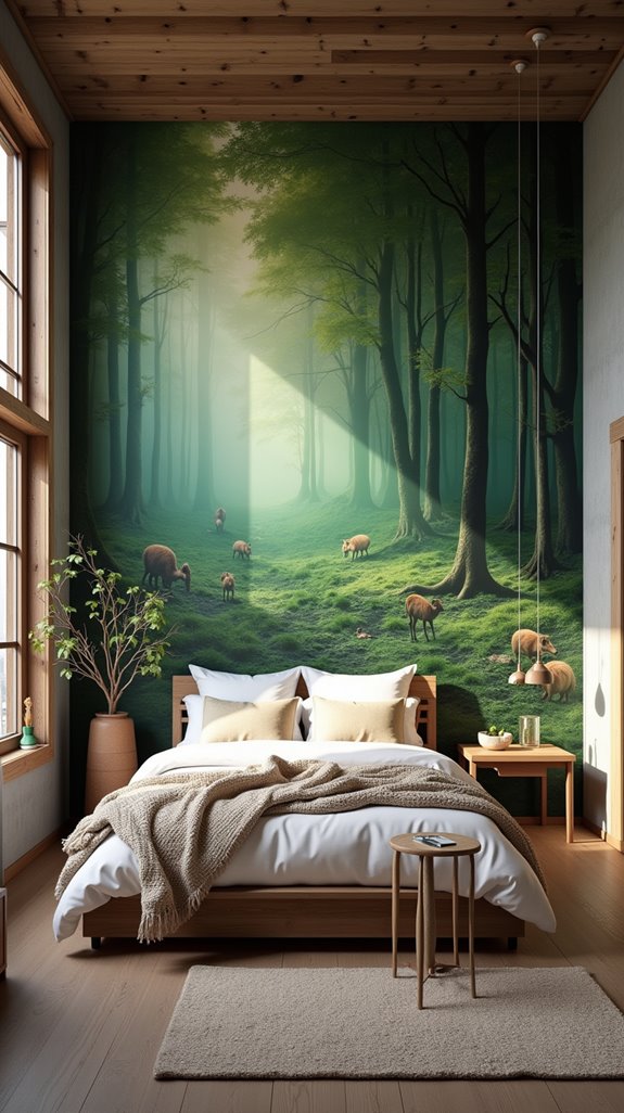 nature inspired bedroom serenity