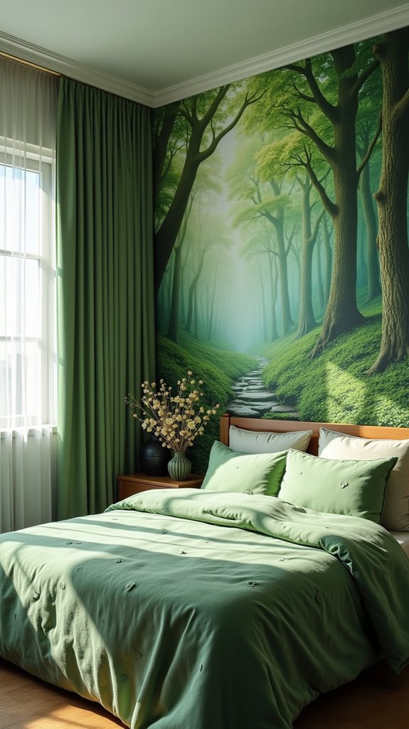 nature inspired bedroom transformation