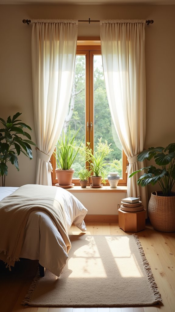 nature inspired beige bedroom elements