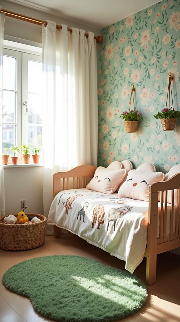 nature inspired toddler bedroom d cor