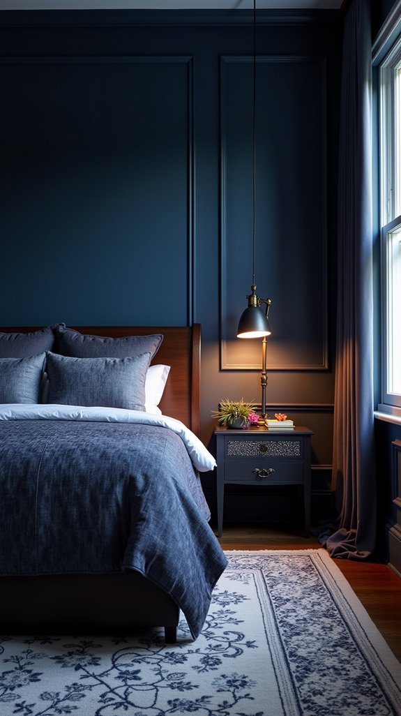 navy blue rug benefits