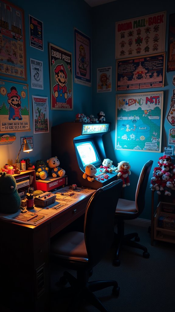 nostalgic retro gaming decor