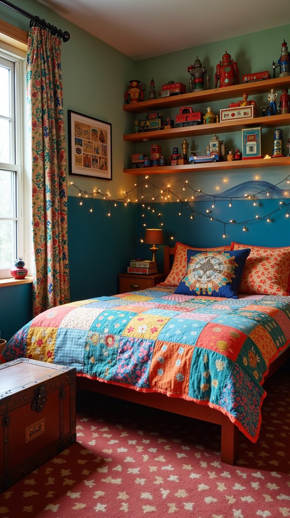 nostalgic vintage toy display