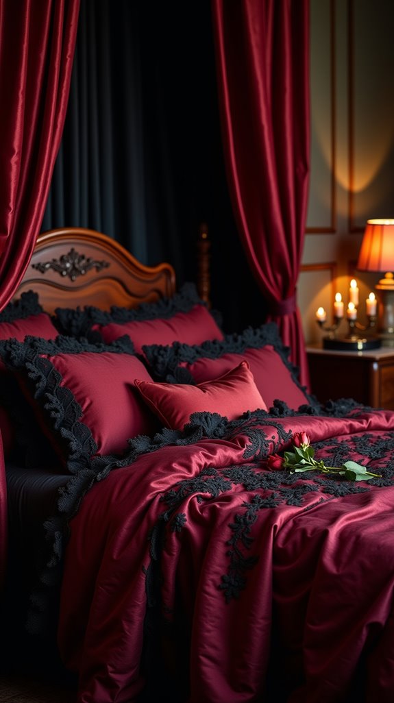opulent romantic bed linens