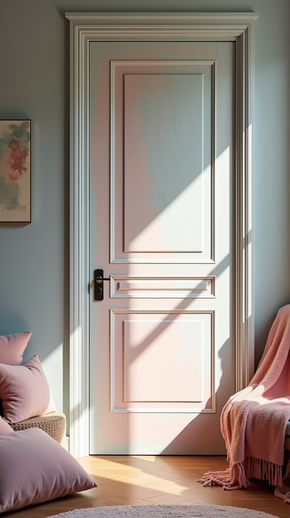 pastel hues for tranquility