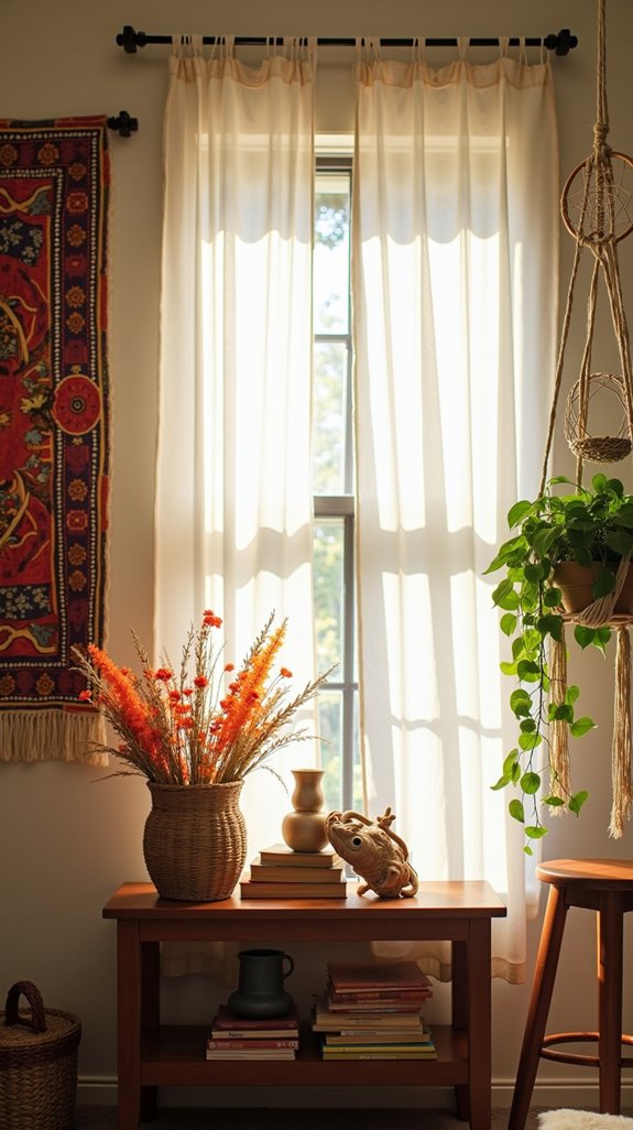 personality driven eclectic shelving display