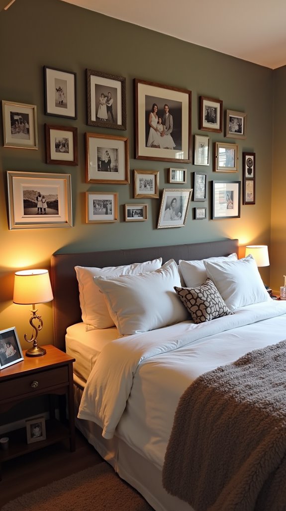 personalize bedroom with photographs