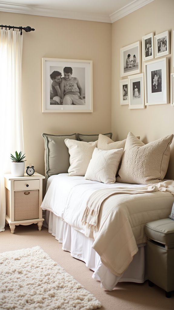 personalize your beige bedroom