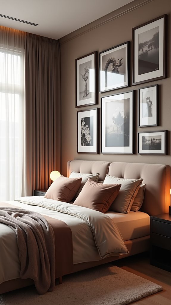 personalized luxury bedroom artwork