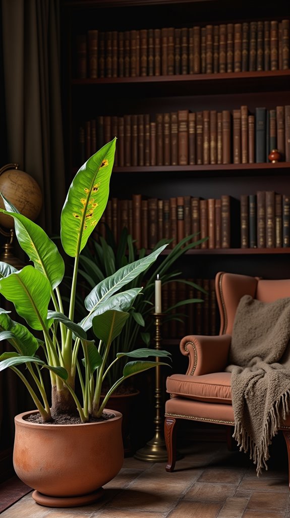 plants enhance dark academia