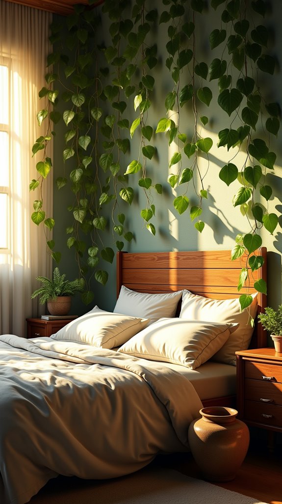 pothos serene bedroom transformation
