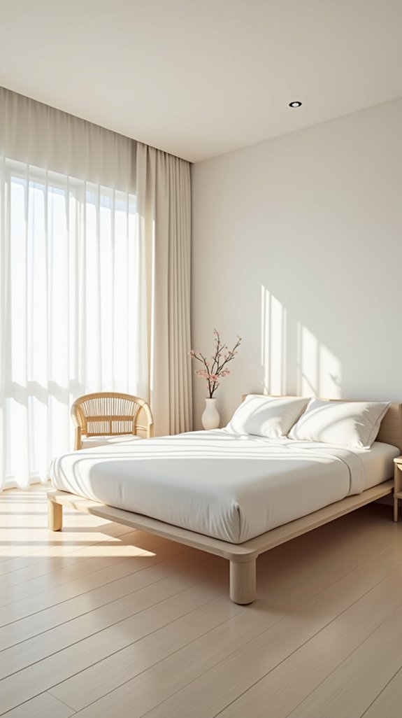 purposeful minimalist bedroom accessories