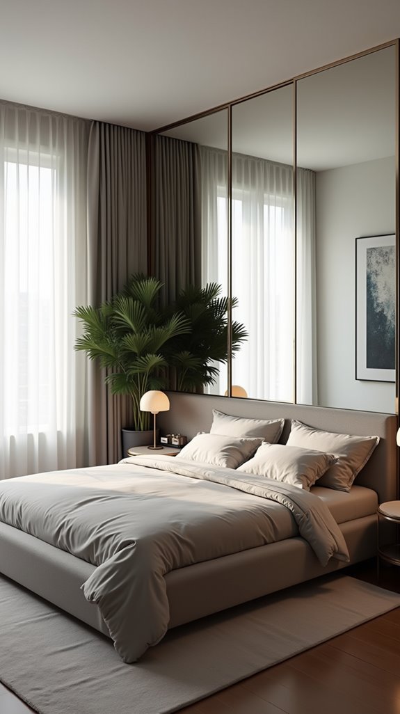 reflective d cor for spaciousness