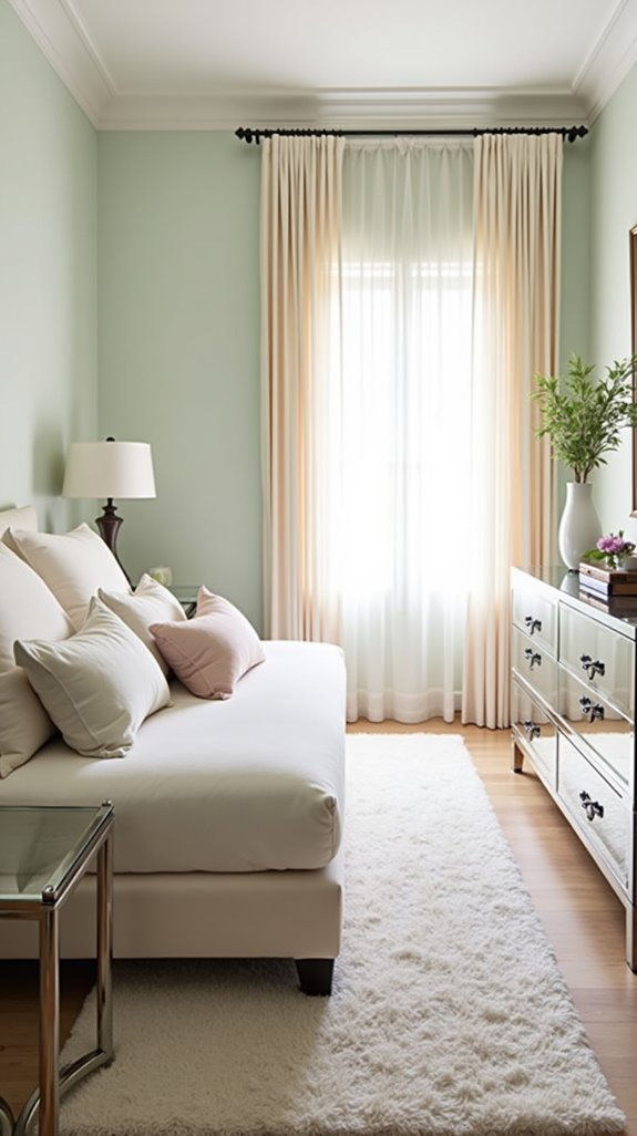 reflective furniture enhances space