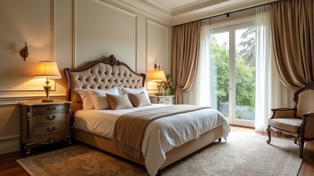 regal bedroom design elements
